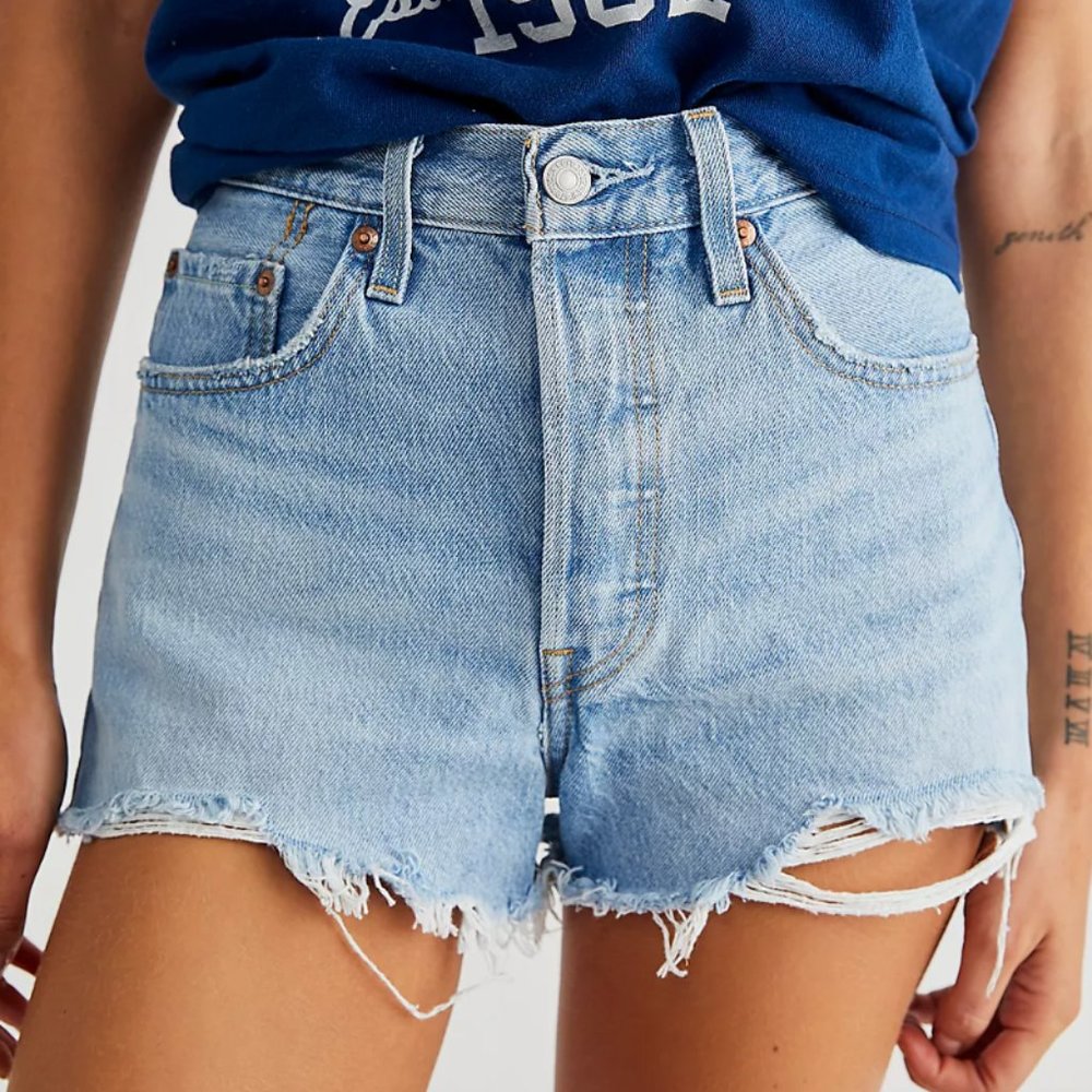 Levi’s 501 High-Rise Denim Shorts - Luxor Heat